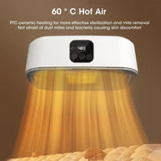 Mini Portable Dryer Foldable Electric Dryer Apartment Portable Dryer Travel RVS with Dryer Bag and Time Set Travel Style