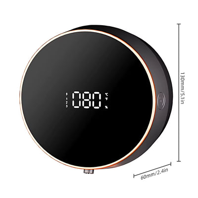 Automatic Foaming Hand Soap Dispenser Touchless Wall Mount No Drilling 300Ml 3 Levels Adjustable for Bathroom Kitchen Laundry