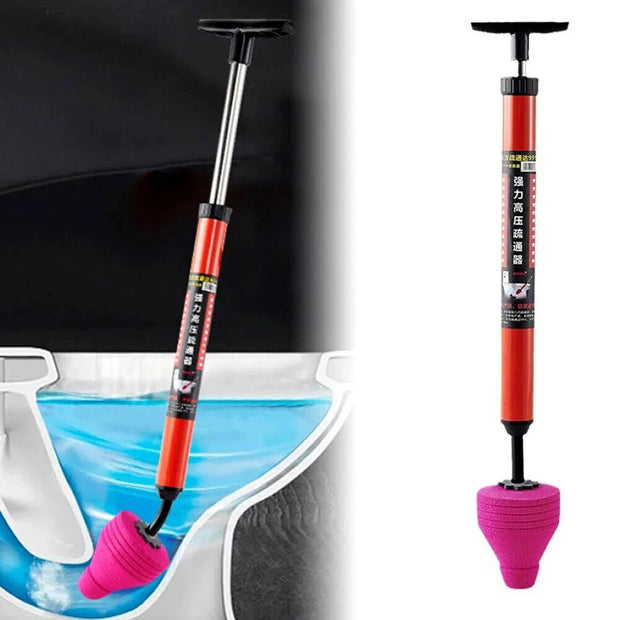 High Pressure Powerful Pump Air Drain Plunger Bathroom Kitchen Toilet Shower US