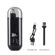 2 in 1 Electric Portable Ear and Nose Hair Trimmer Clipper 2024 Professional Painless Portable Eyebrow for Men Nose Hair